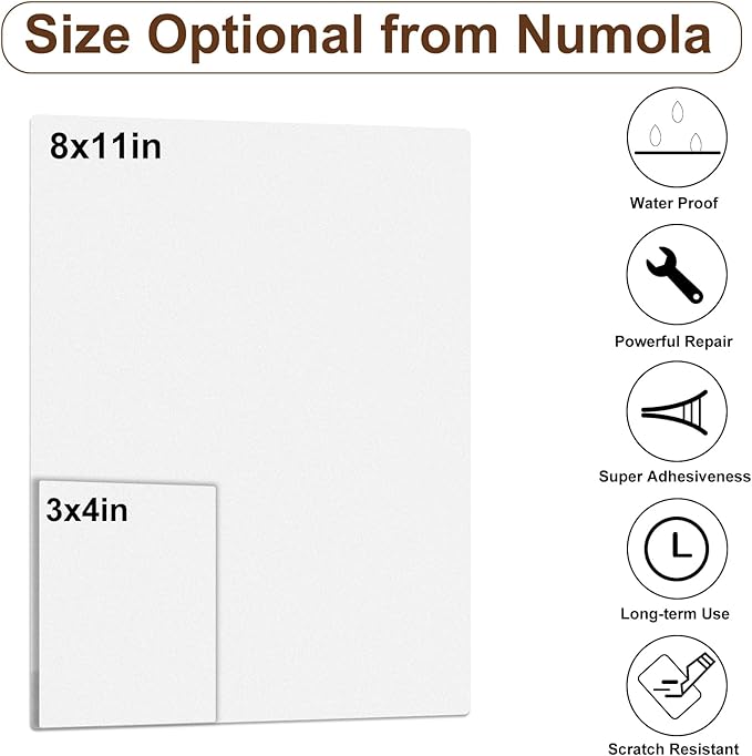 Numola Leather Repair Patch 8×11 inch Self-Adhesive Leather Repair Tape - Image 2