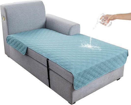 Genina L Shape Couch Cover, Sectional Couch Chaise Covers, Waterproof Washable by Genina