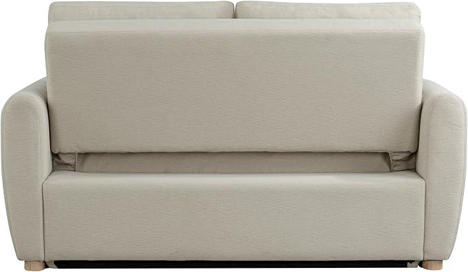 Serta Galway 66.5" Convertible Sleeper Loveseat, Full Size, Dreamcoil Comfort - Image 4