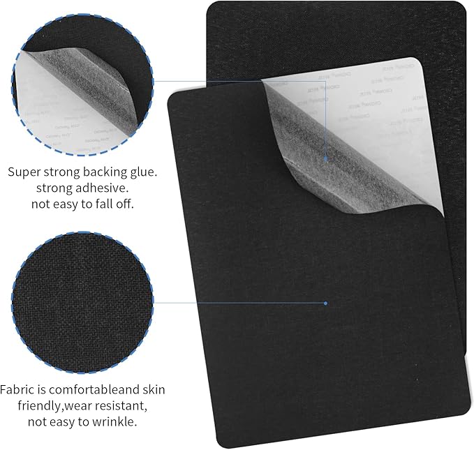 SYLVASS 8x11 Inch Fabric Repair Patches, Self-Adhesive Linen Patch - Image 3