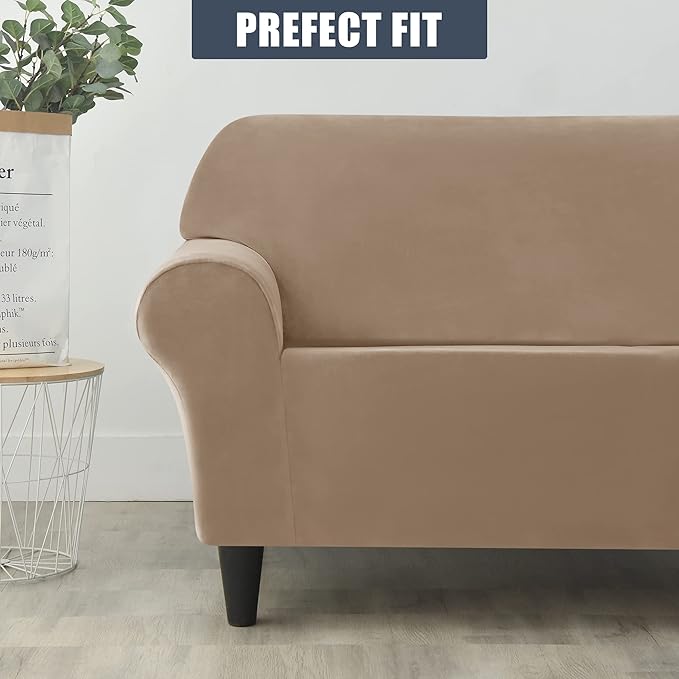 Stretch Sofa Slipcover, Soft Thick Velvet Couch Sofa Cover Furniture Protector - Image 4