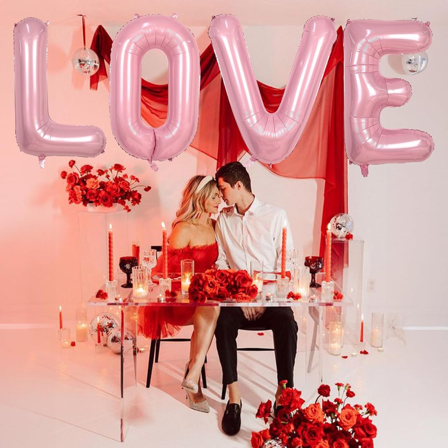 Pastel Pink W Balloon, 40 Inch Giant Baby Pink Mylar Helium Foil Letter W for Girls, Self Inflating Alphabet W Birthday Balloon for Women Anniversary Baby Shower Princess Party Decorations Supplies