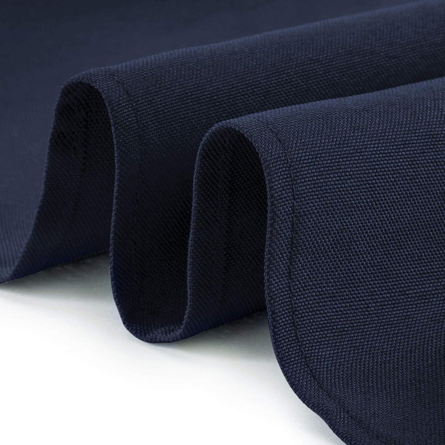 Lann's Linens - 10 Premium 90" Round Tablecloths for Wedding/Banquet/Restaurant - Polyester Fabric Table Cloths - Navy Blue