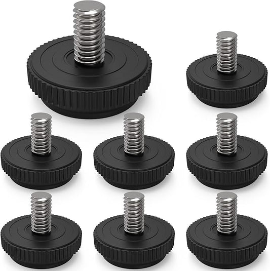 ONEHOME 8 Pack 5/16-18 Stainless Steel Adjustable Threaded Furniture Leg by ONEHOME