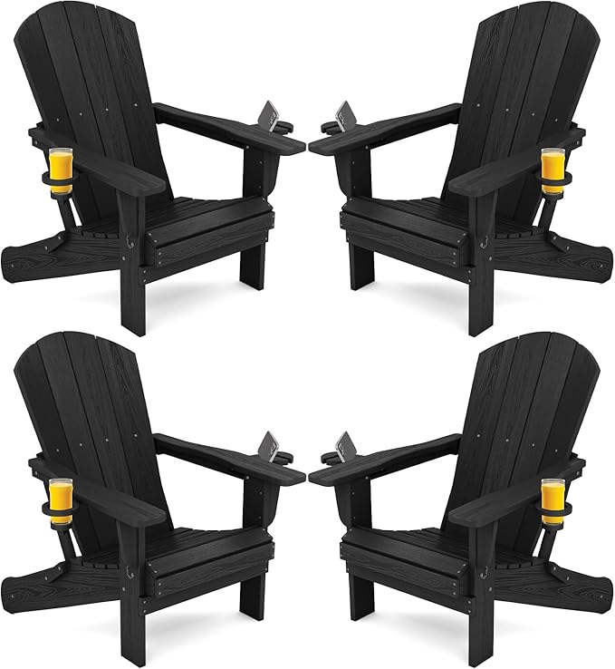 SERWALL HDPE Folding Adirondack Chair by SERWALL