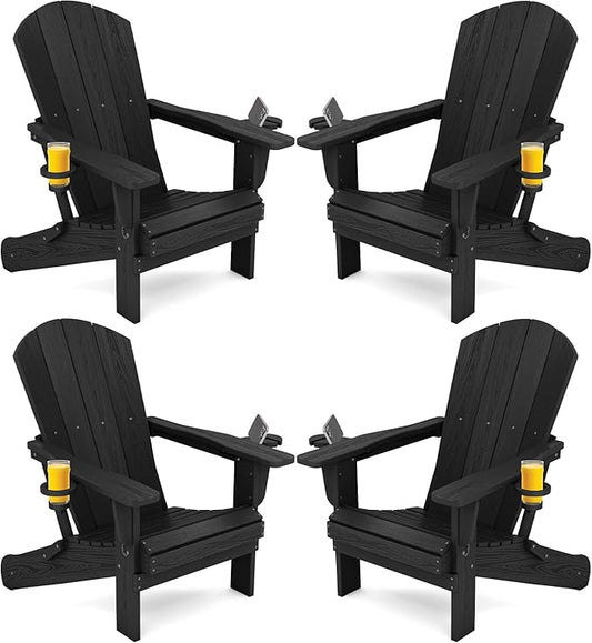 SERWALL HDPE Folding Adirondack Chair by SERWALL