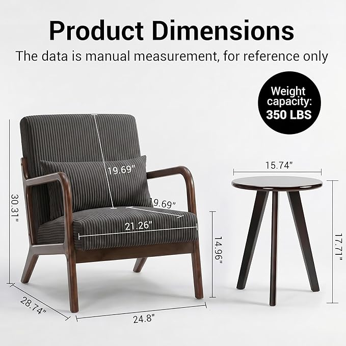 Mid Century Modern Accent Chair - Image 2