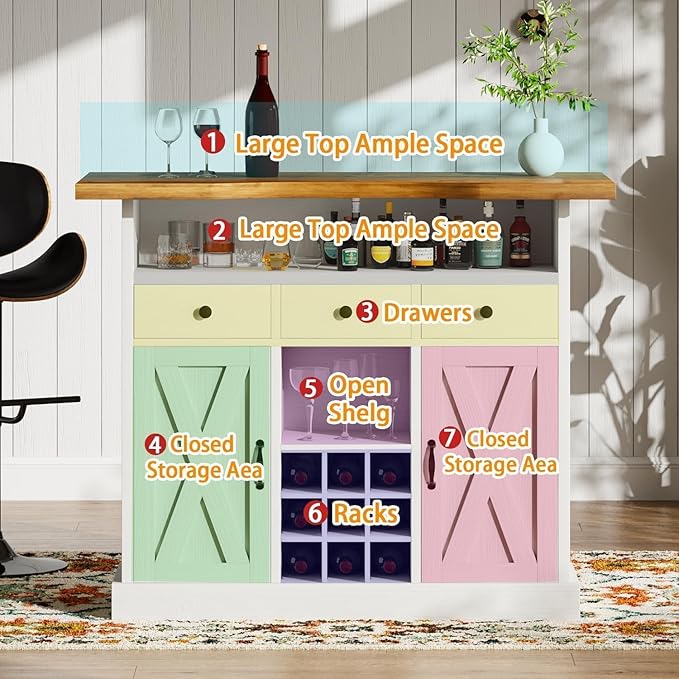 4ever2buy 52 Inch Bar Table - Image 5