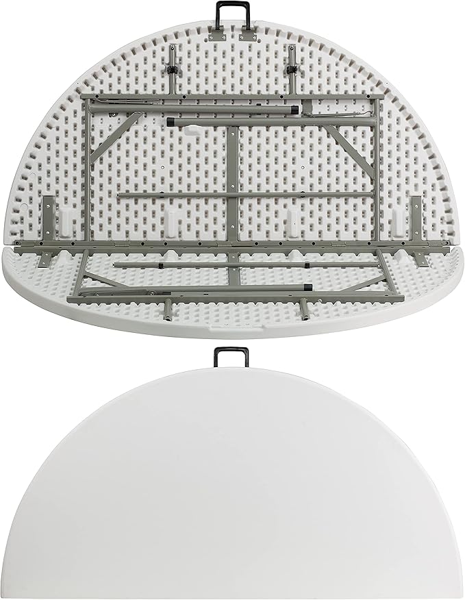 Flash Furniture Scarborough 5' Round Plastic Folding Table - Image 6