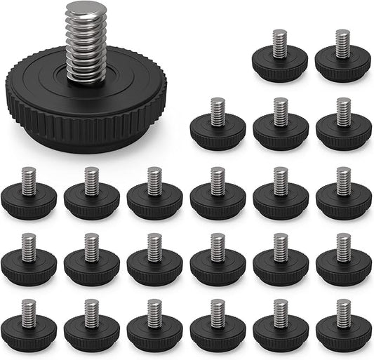 ONEHOME 24 Pack 5/16-18 Stainless Steel Adjustable Threaded Furniture Leg by ONEHOME