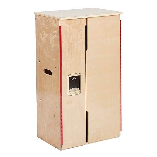ECR4Kids Wooden Pretend Play Kitchen Refrigerator by ECR4Kids