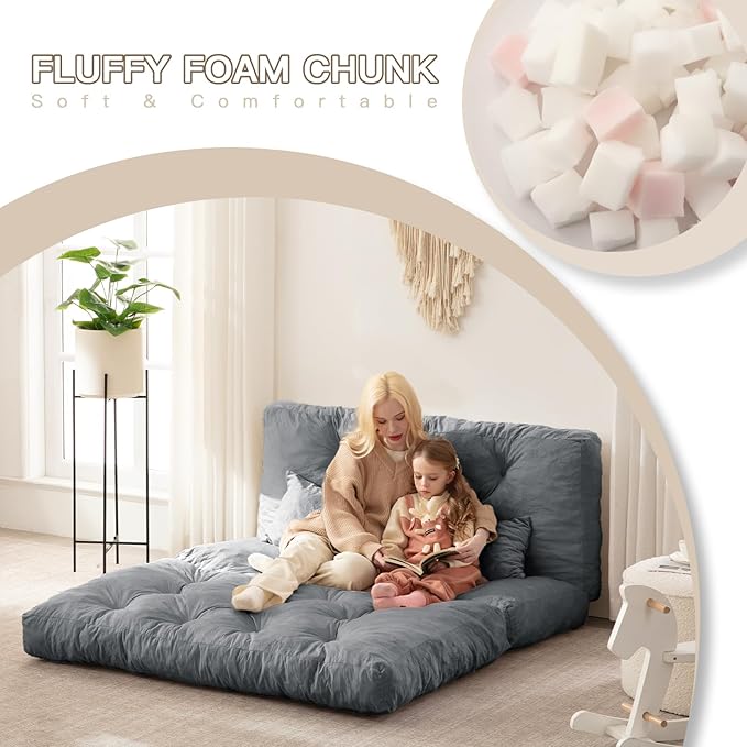 Folding Sofa Bed, Convertible Sleeper Chair - Image 3