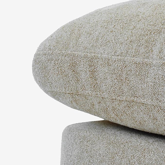 JACH Storage Ottoman for Living Room, Cushion Cover Removable, Minimalist - Image 4