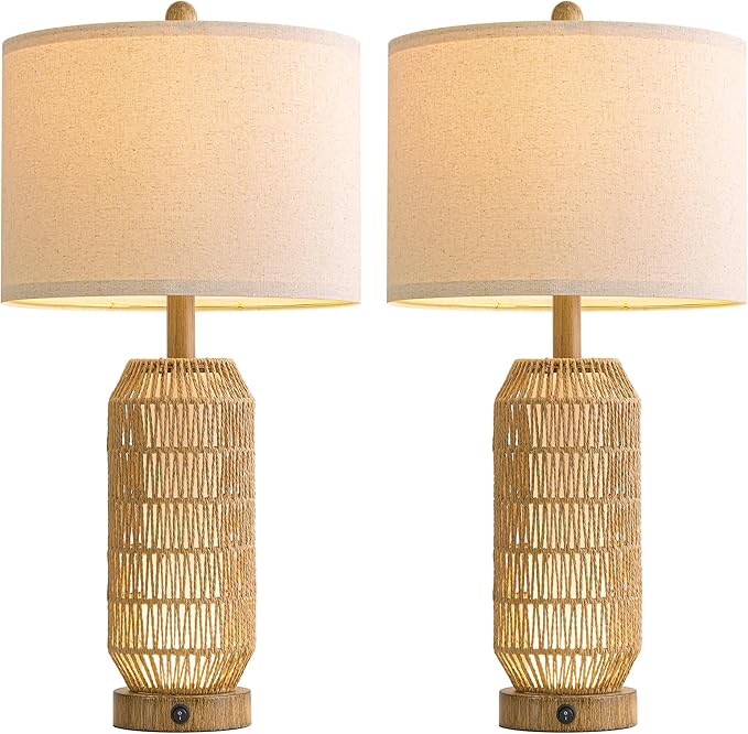 OYEARS 25" Table Lamps Set of 2 - Image 8