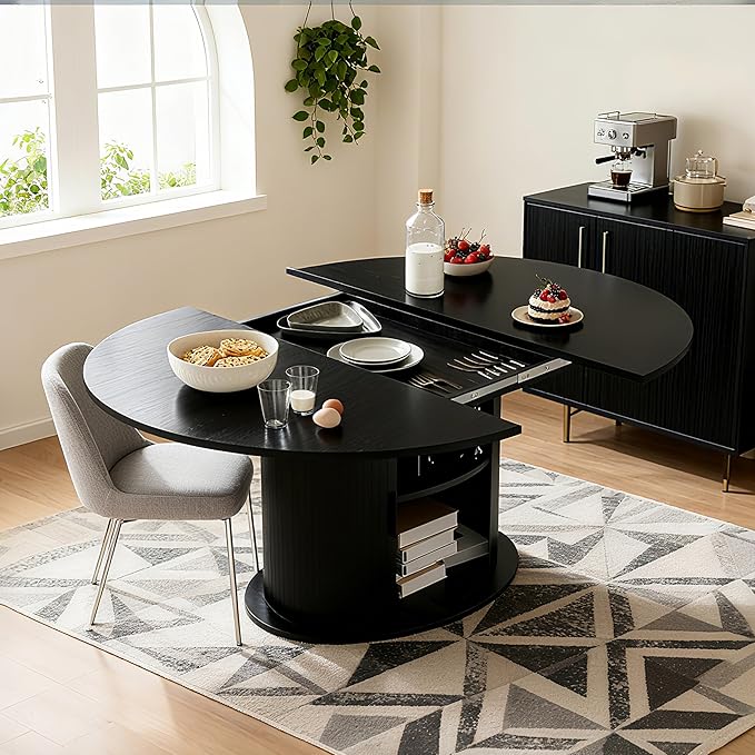 Wildhome Extendable Round Dining Table - Image 8