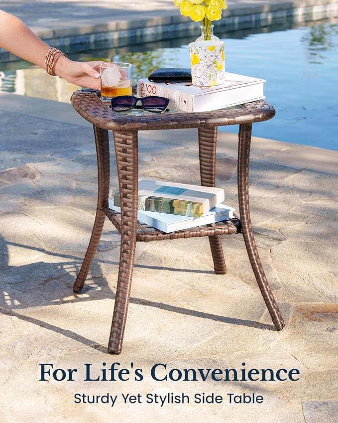 HILLGA 3-Piece Luxury Patio Furniture Set - Image 9