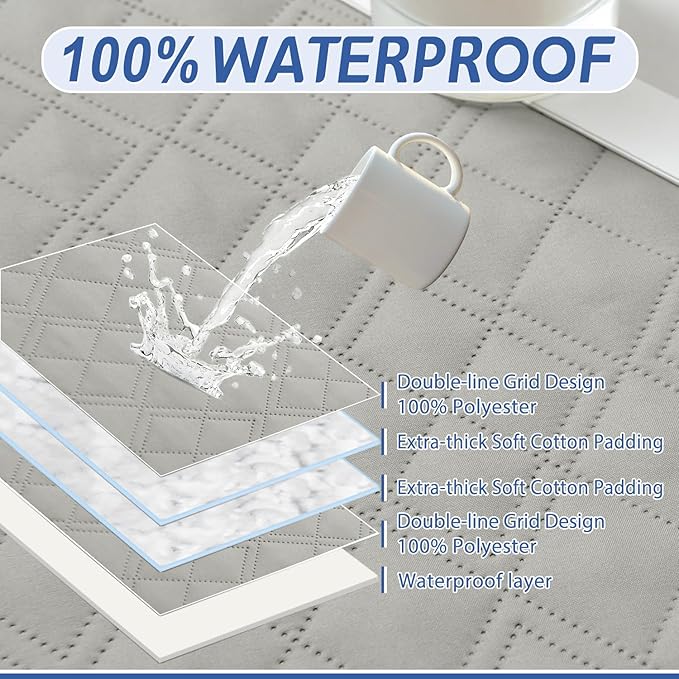 Arfntevss Recliner Sectional Couch Covers 1OO% Waterproof L Shape Sofa Cover - Image 3
