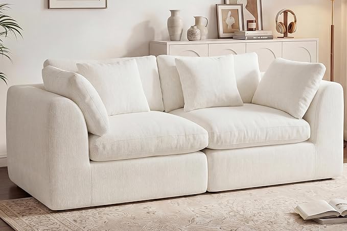 GRUSIGN 79'' Oversized Boneless Cloud Loveseat - Image 8