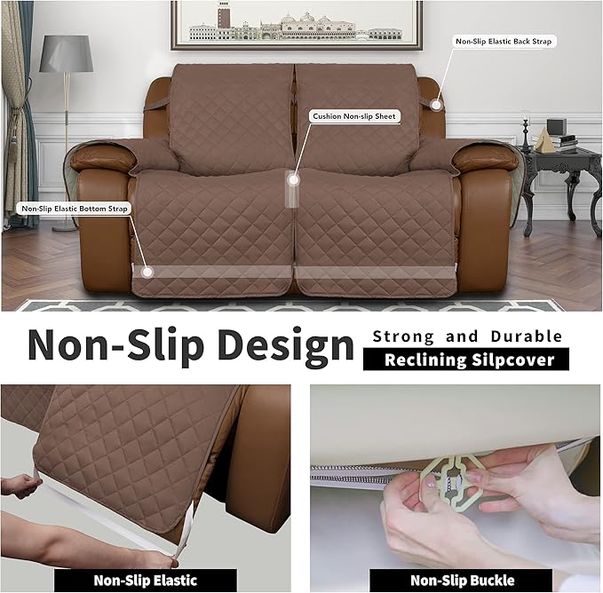 Easy-Going Recliner Sofa Cover, Reversible Couch Cover - Image 4