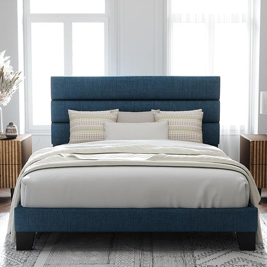 Allewie Queen Size Platform Bed Frame by Allewie