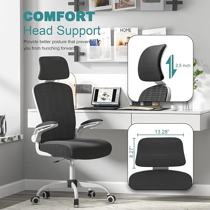 Mimoglad Office Chair, Comfy Desk Chair - Image 5