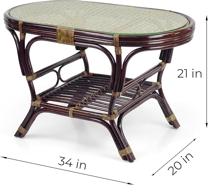 Malibu Lounge Set of 4: 2 Natural Rattan Wicker Chairs, Three-Seater Sofa and - Image 5