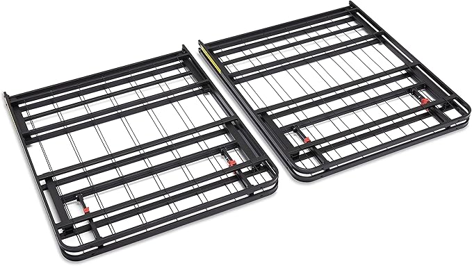 Amazon Basics Bed Frame with Storage, Foldable Metal Platform, Sturdy Steel - Image 7