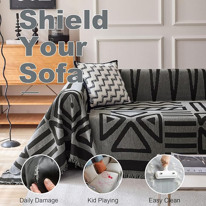 VClife Bohemian Sofa Covers, Non Slip Couch Protector - Image 7