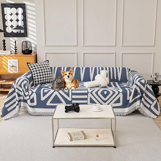 VClife Bohemian Couch Covers for Dog, Anti Slip Sofa Cover for Sectional Couch by VCLIFE