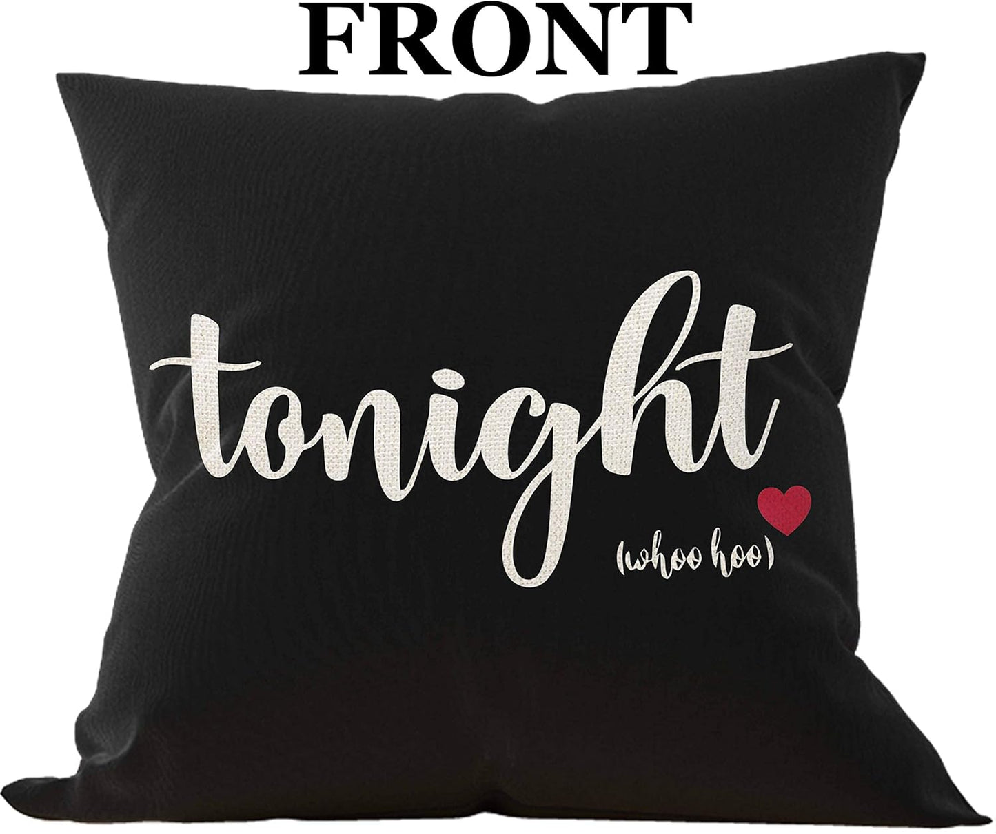 Mancheng-zi Bridal Shower Gift,Bridal Gift Pillows Covers 18x18,Bachelorette Gifts for Bride,Wedding Gifts for Bride,Clever Bridal Shower Gifts,Bachelorette Gifts for Bride Naughty(Black)