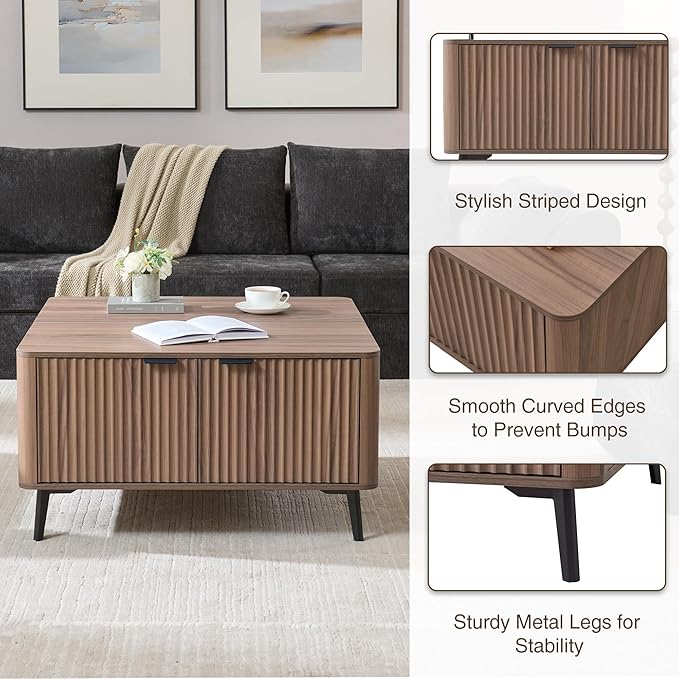 Fatmok Large Lift Top Coffee Table - Image 7