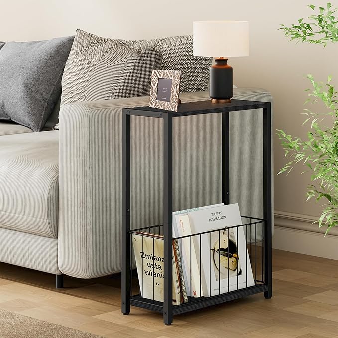Homleke Narrow Side Tables Set of 2 - Image 2