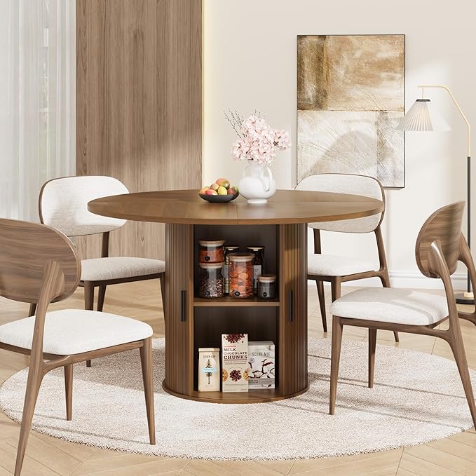 GarveeHome 47'' Round Dining Table - Image 7