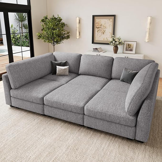 Belffin 86.2" Sectional Sleeper Sofa Bed by Belffin