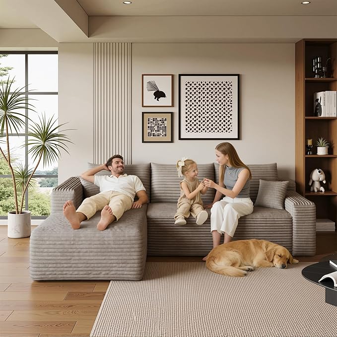 AUGOP 96" Sectional Couches for Living Room Modern Modular Sofa - Image 8