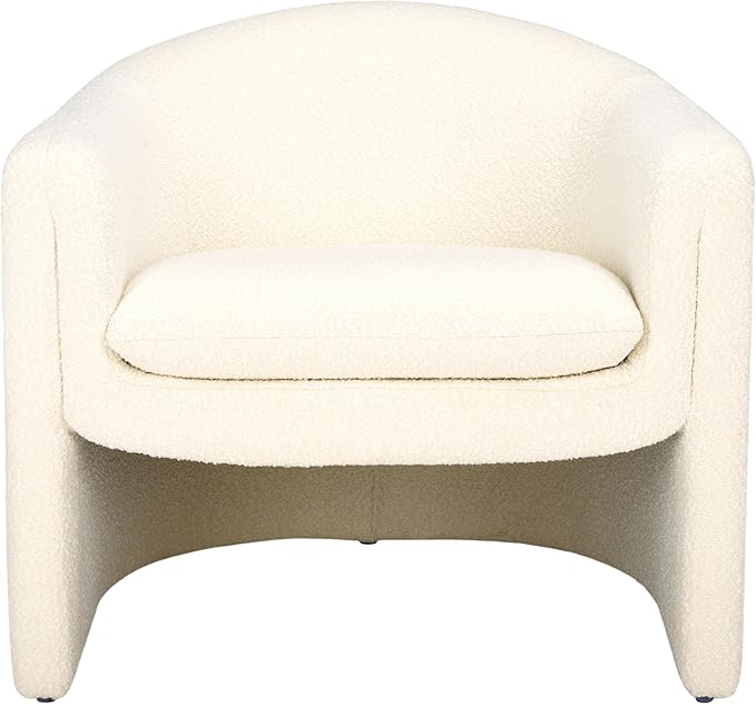 SAFAVIEH Couture Collection Laylette Ivory Boucle Accent Chair - Image 7