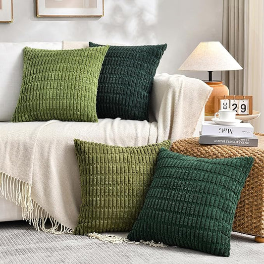 Fancy Homi 4 Packs Decorative Throw Pillow Covers by Fancy+Homi