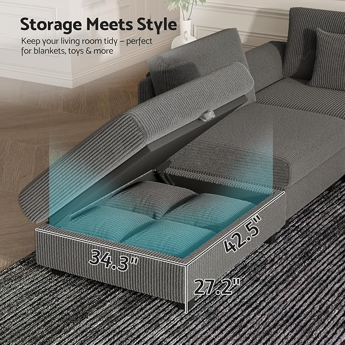 Oversized Modular Sectional Sofa - Image 3