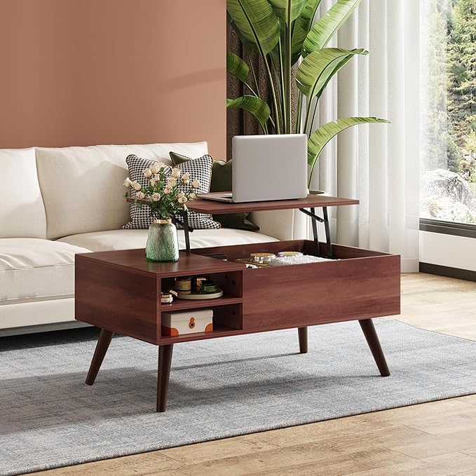 WLIVE Lift Top Coffee Table for Living Room, Small Coffee Table - Image 2