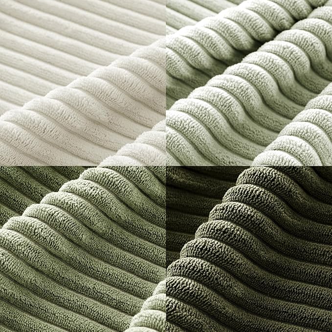 MIULEE Decorative Throw Pillow Covers Set of 4 Summer Light Green Gradient - Image 7