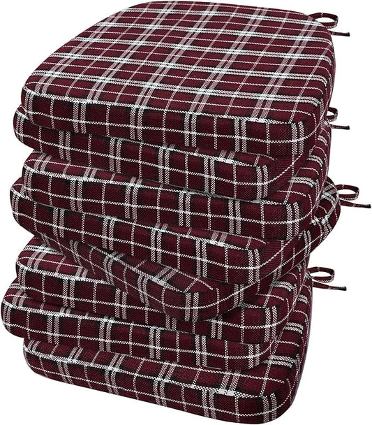 AAAAAcessories D-Shaped Chair Cushions, Machine-Washable Cover by AAAAAcessories