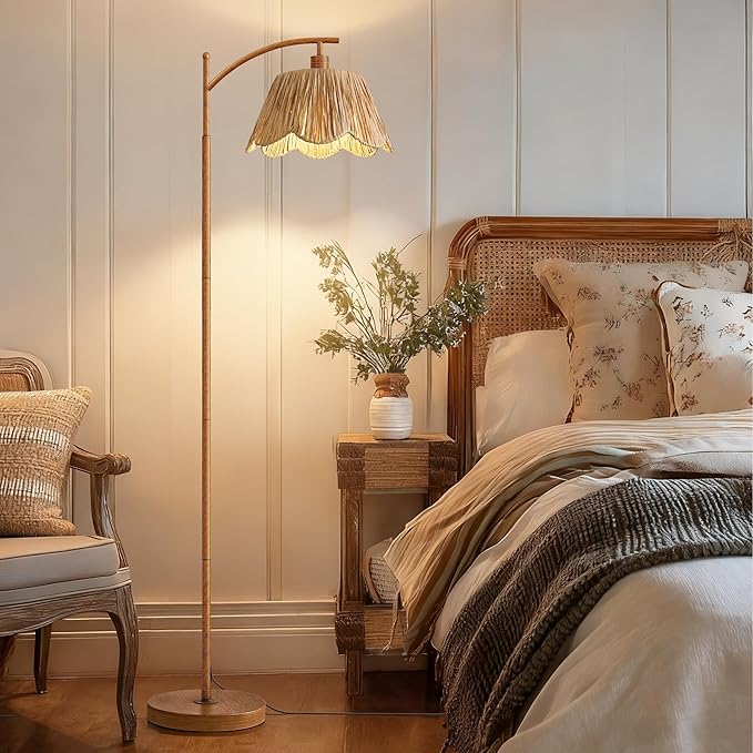 Oneach Boho Floor Lamp for Living Room - Image 3