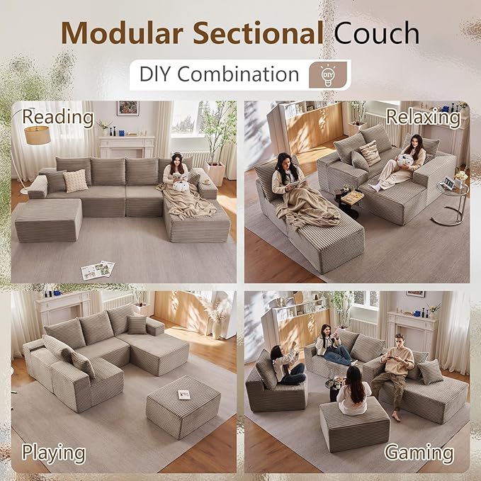 135" Modular Sectional Sofa - Image 7