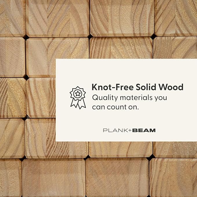 Plank+Beam Solid Wood Console Table, 36 Inch, Sofa Table, Narrow Entryway Table - Image 7