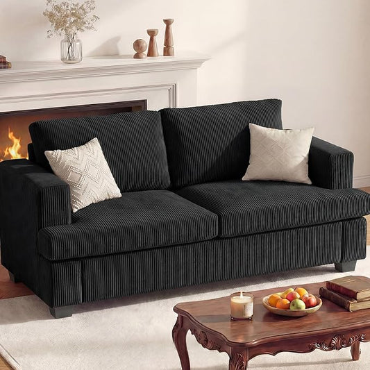 Apicizon 63" Loveseat Sofa Couch, Cloud Couch Lounge Sofa by APICIZON