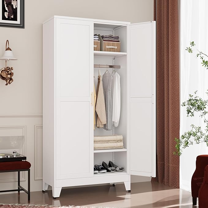 GAIOUS Metal Wardrobe Cabinet - Image 8