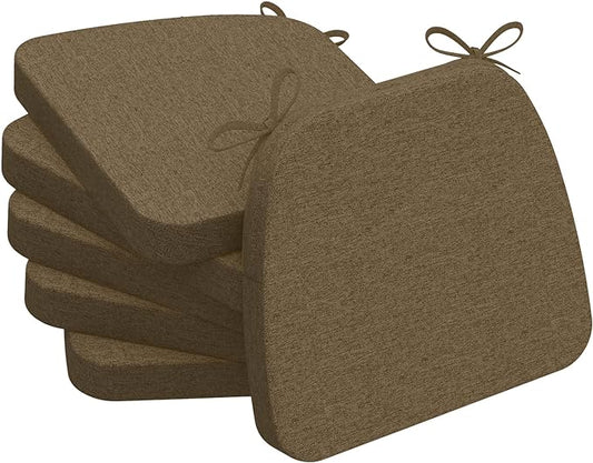 AAAAAcessories D-Shaped Chair Cushions, Machine-Washable Cover by AAAAAcessories