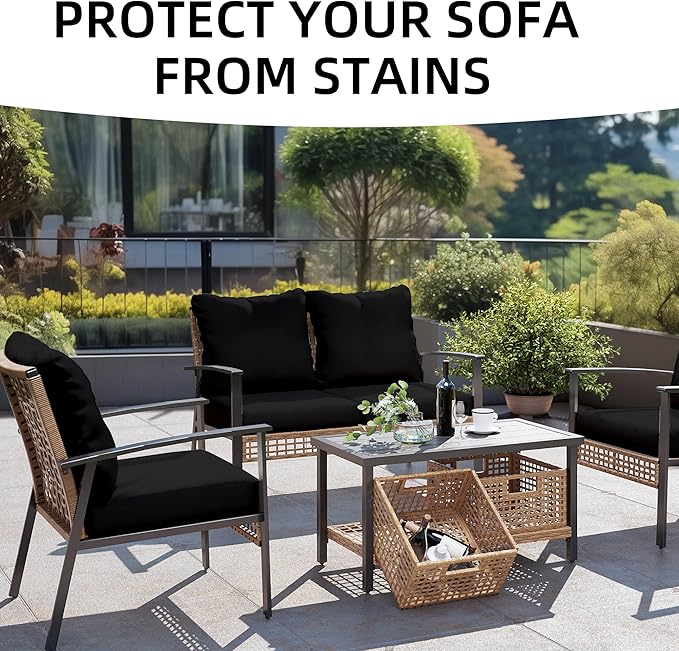 Outdoor Cushion Covers Set, Replacement - Image 3