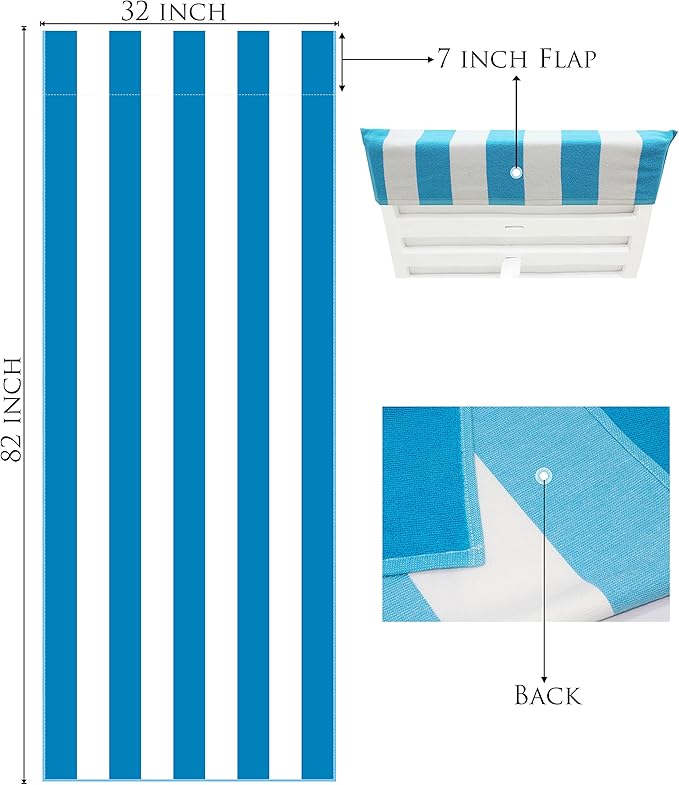 COTTON CRAFT Pool Lounge Chair Cover - Image 4