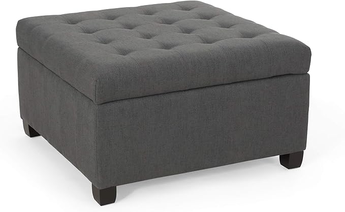 Christopher Knight Home Hedda Tufted Fabric Storage Ottoman by ChristopherKnightHome